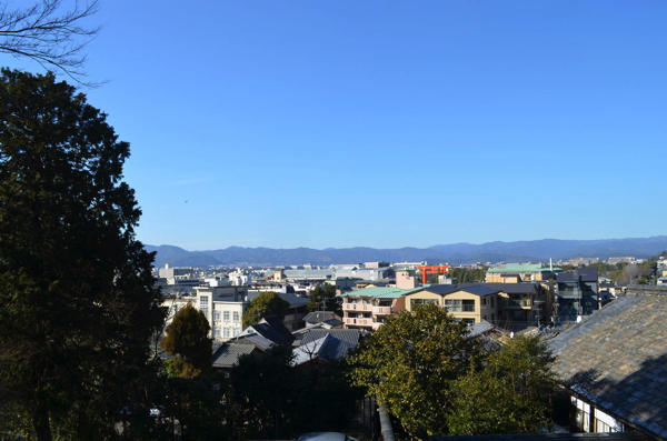 境内からの眺めが最高!