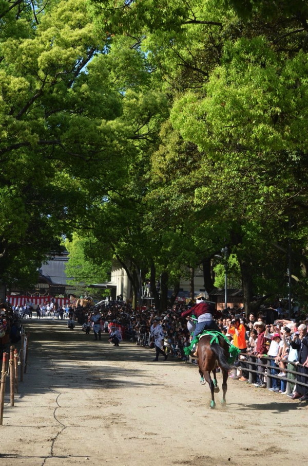 駈馬神事のようす