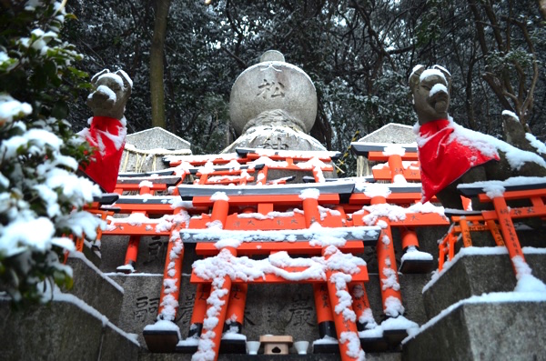 雪の日の大松大神