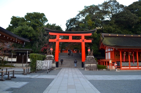 本殿北側の鳥居