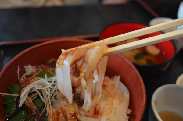 夏が旬の「白イカ丼」が美味しかった!