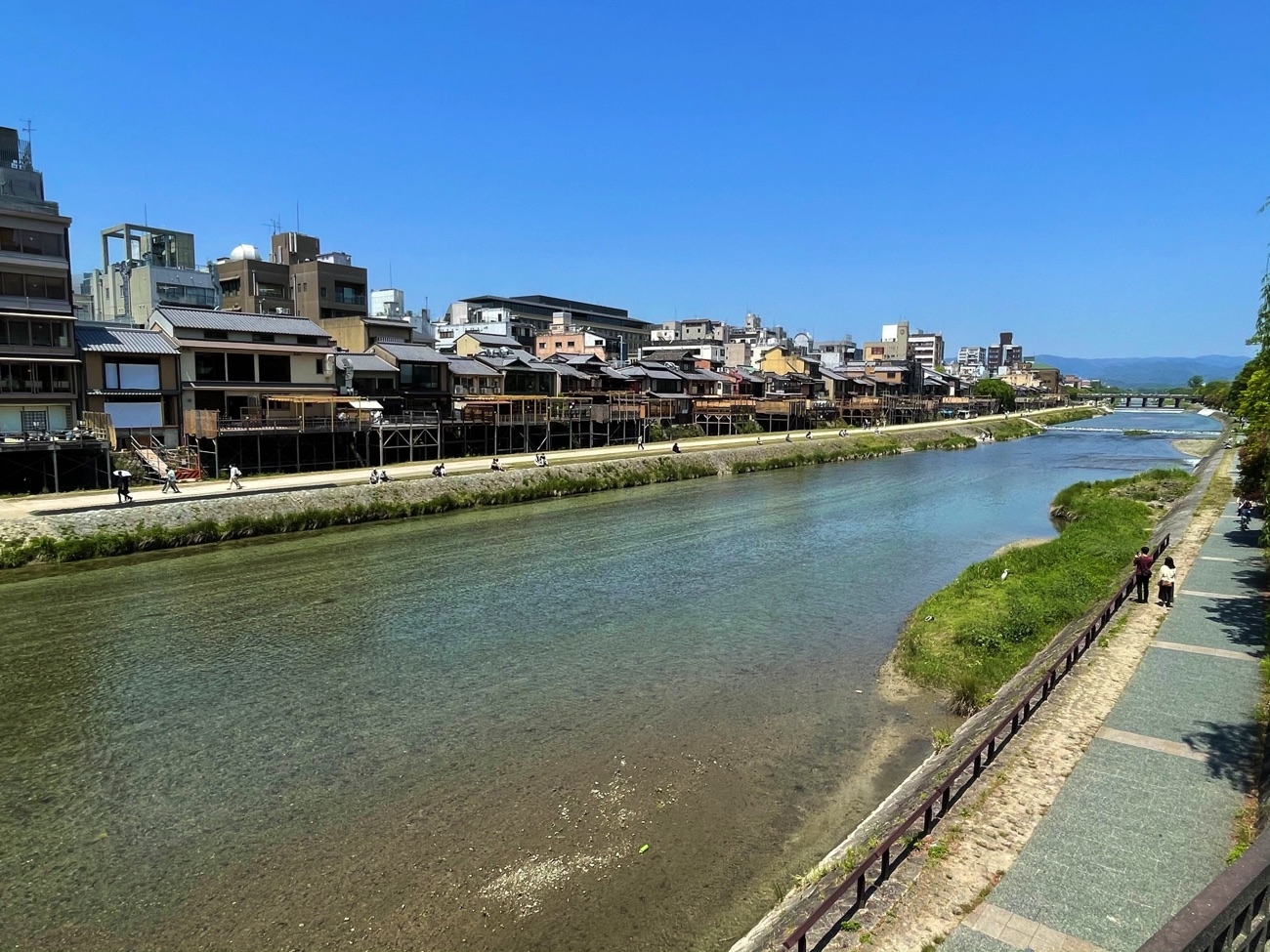 四条大橋から見た鴨川