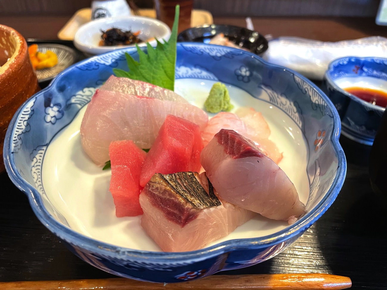 三重県産の魚のお造り