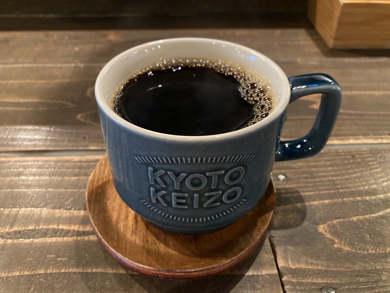 セットのホットコーヒー