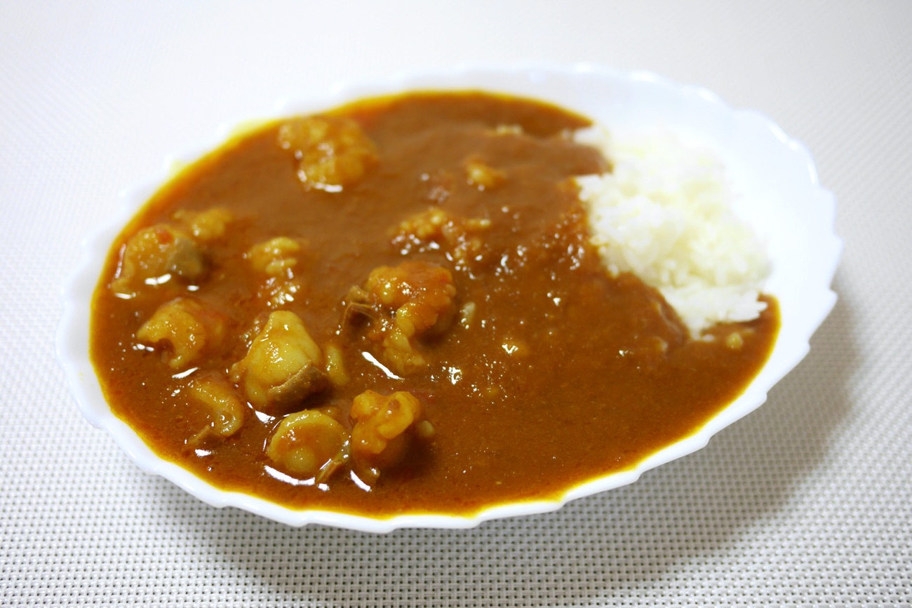 美味しそうな「牛もつカレー」