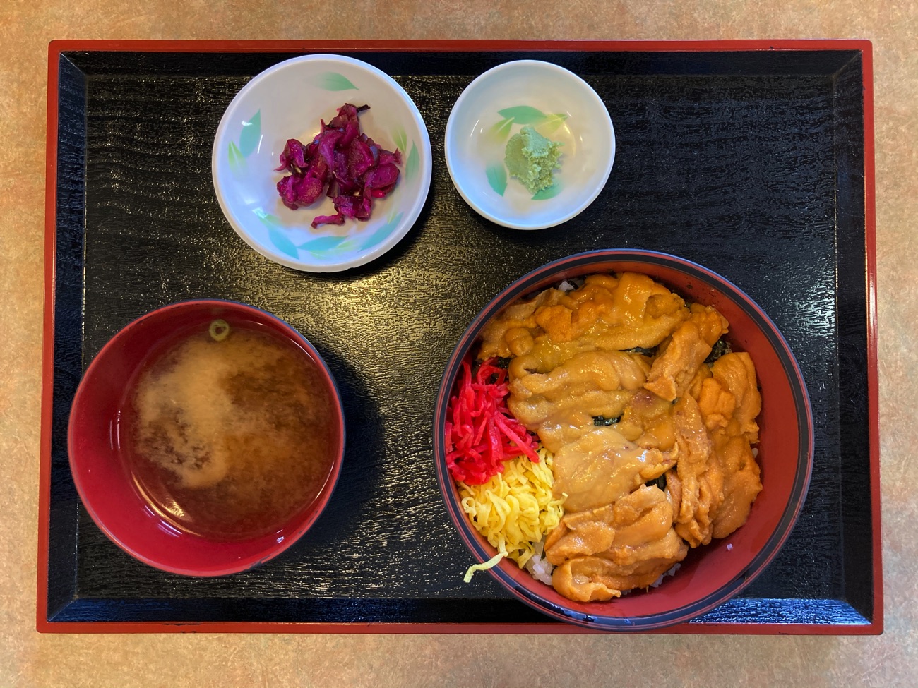 うに丼（1,580円）