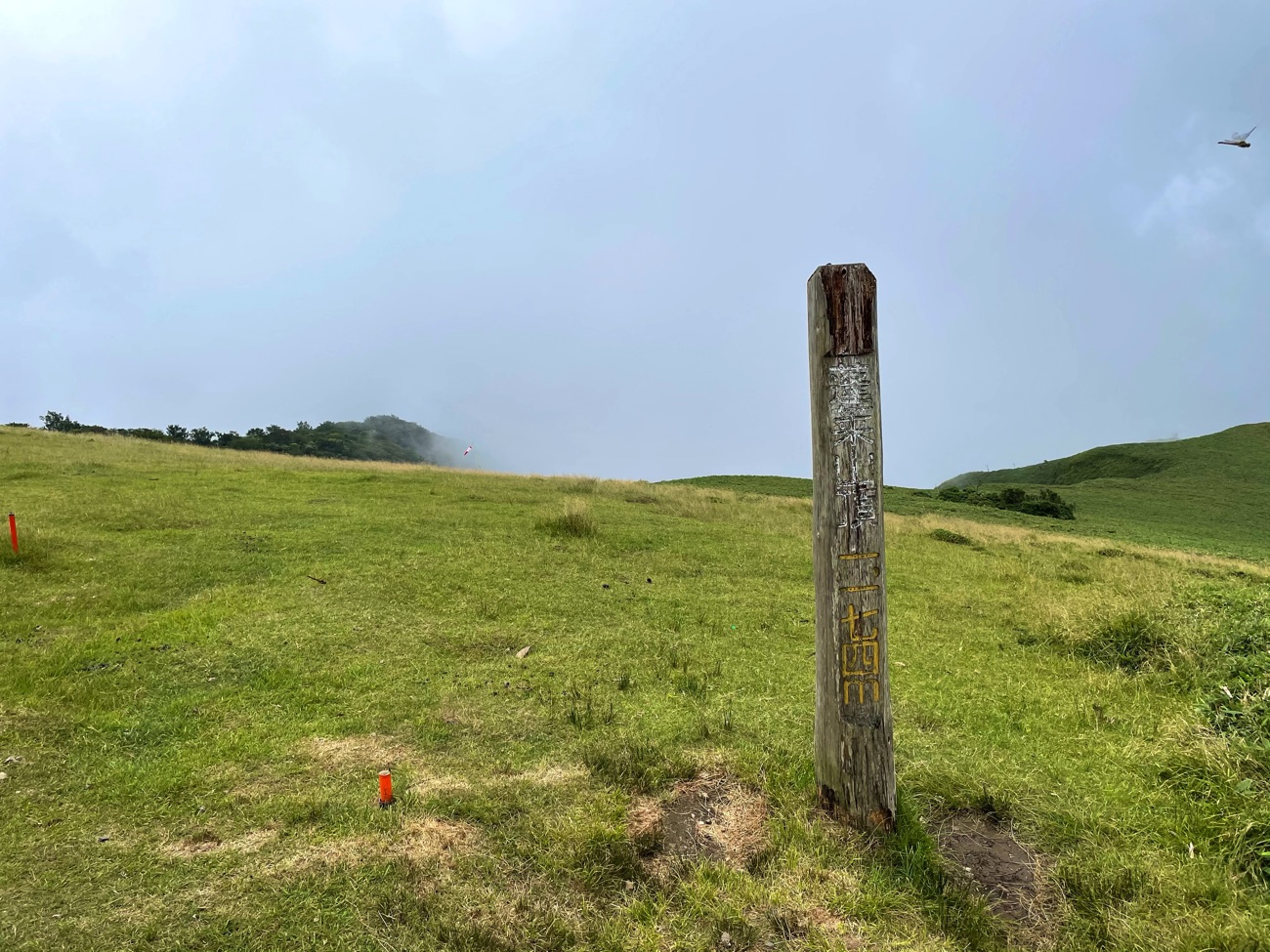 蓬莱山の山頂