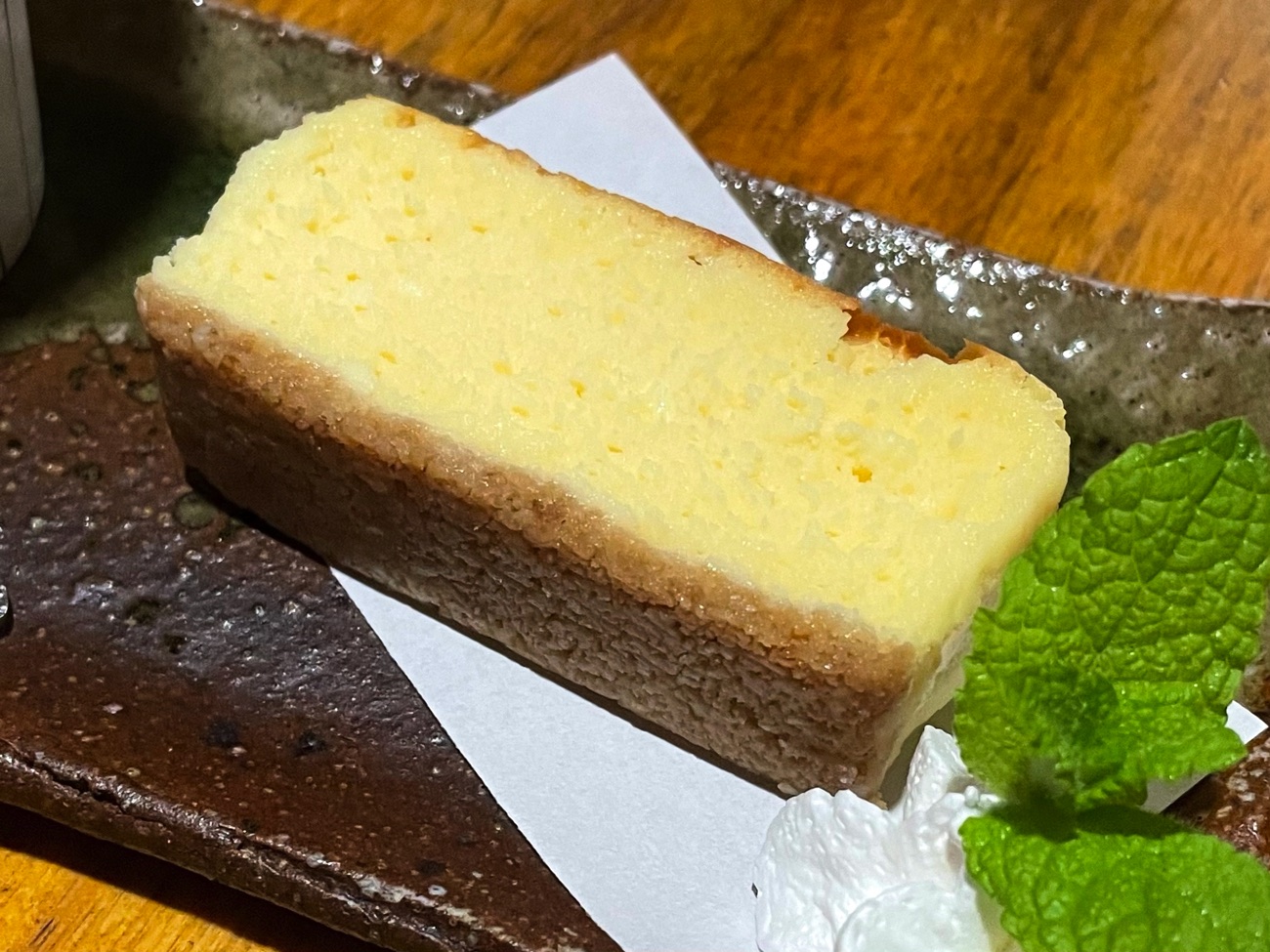 「のぼり窯カフェ」で食べたチーズケーキ