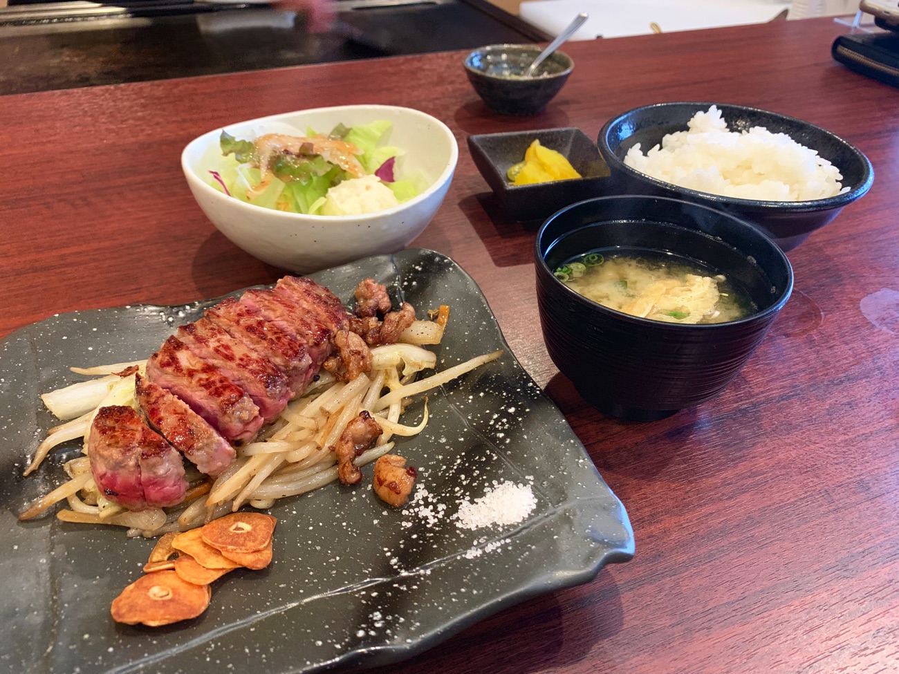 サービスステーキランチ