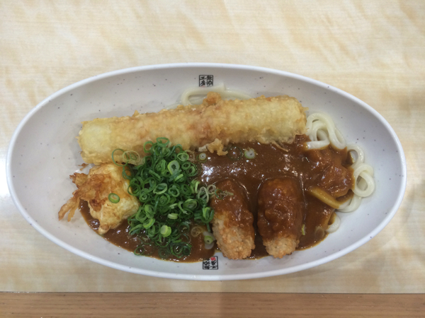 すしやのシャリカレーうどん