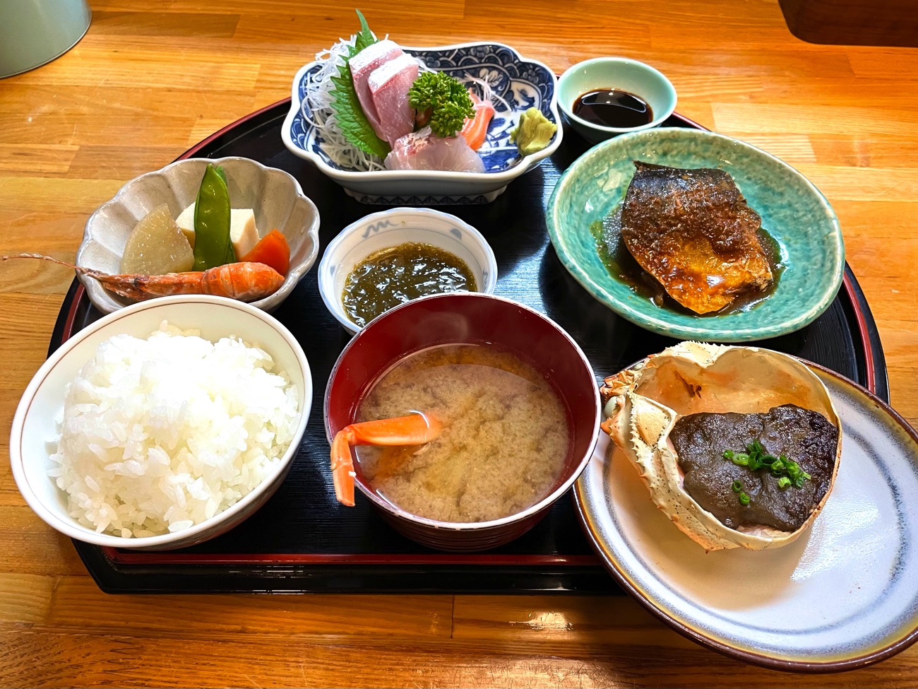 焼きがにランチ