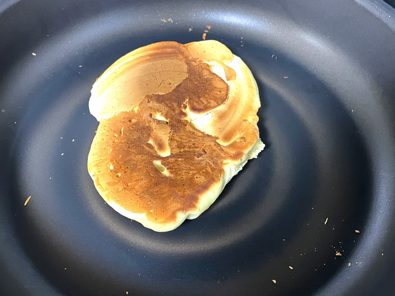 ホットケーキでさえ失敗する