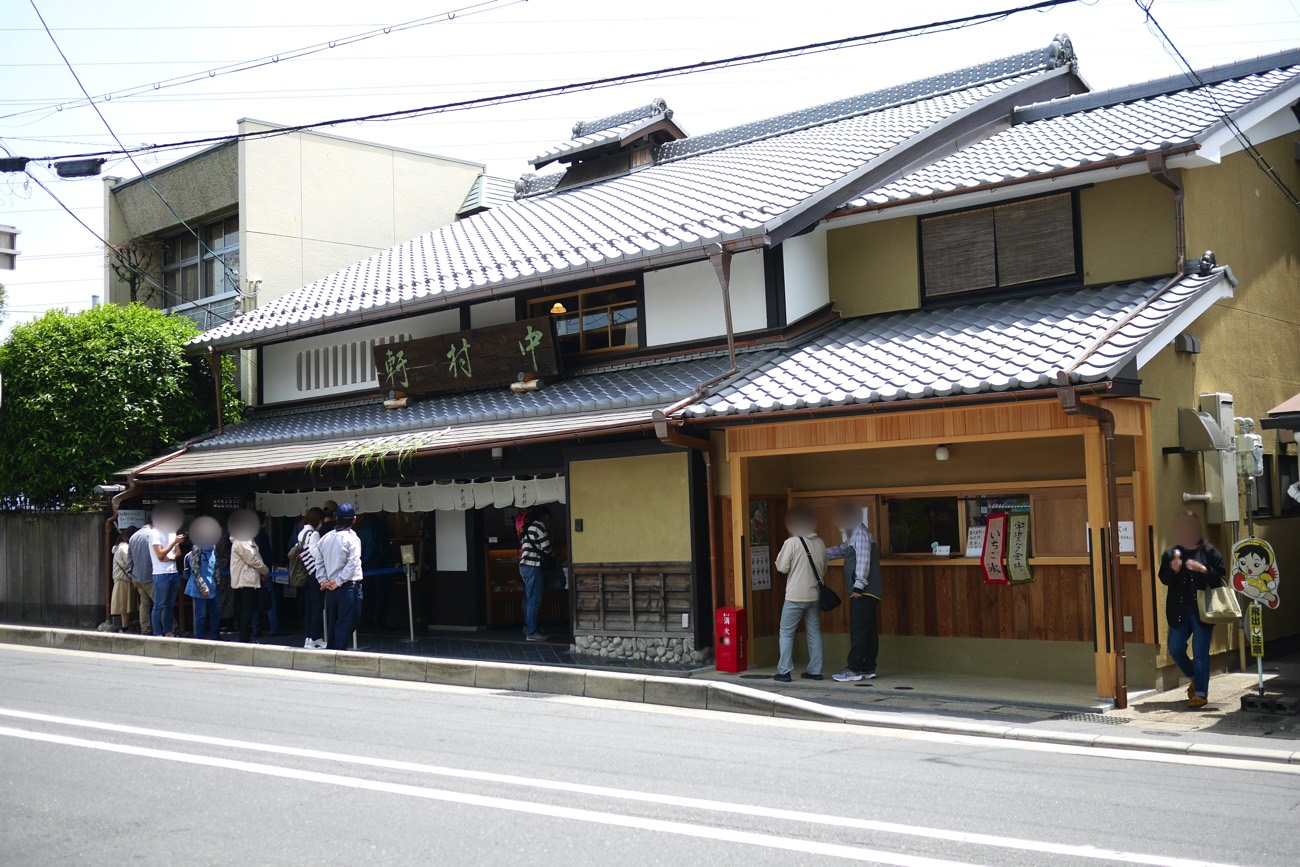 京都・桂にある和菓子店「中村軒」（6月30日の写真ではありません）