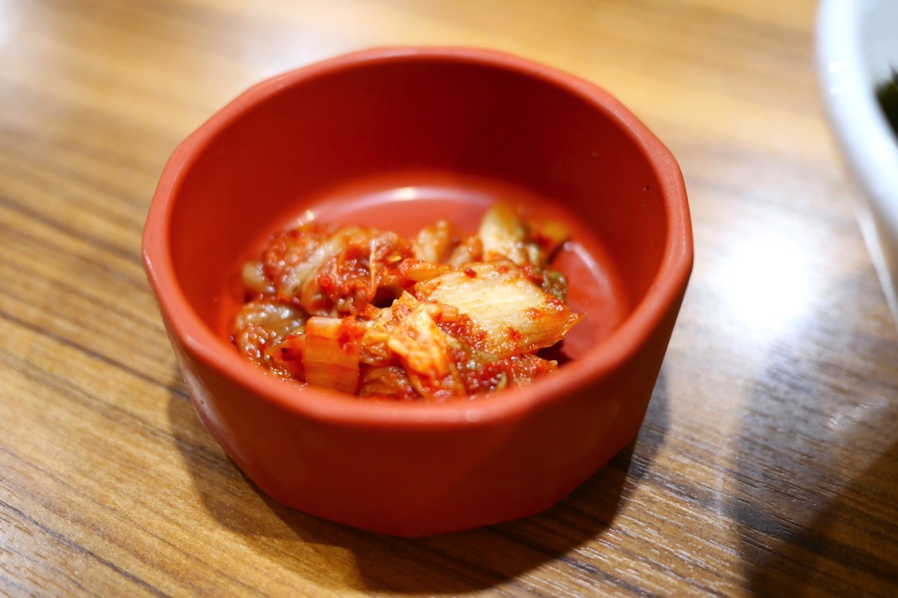 焼肉定食のキムチ