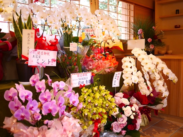 開店祝いの花