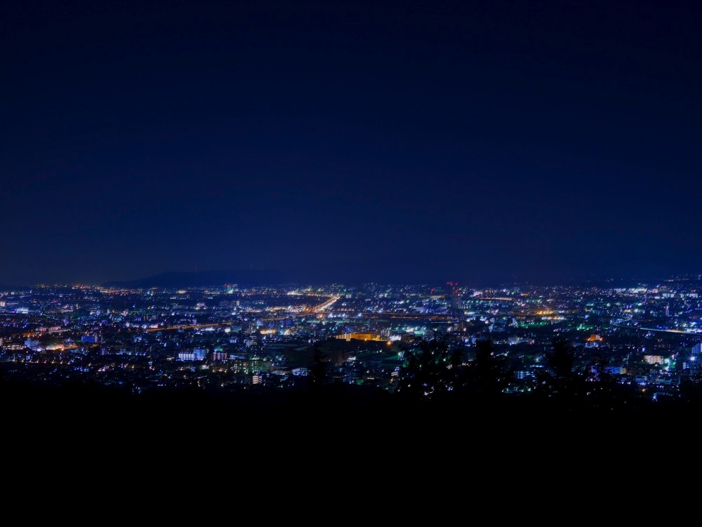 荒神峰からの夜景