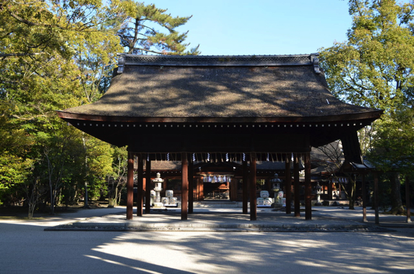 豊国神社の拝殿