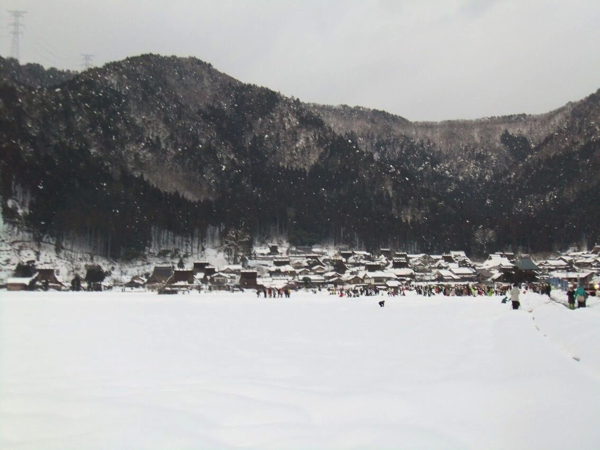 冬の美山かやぶきの里