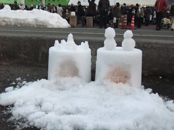 雪灯籠づくりを楽しもう!